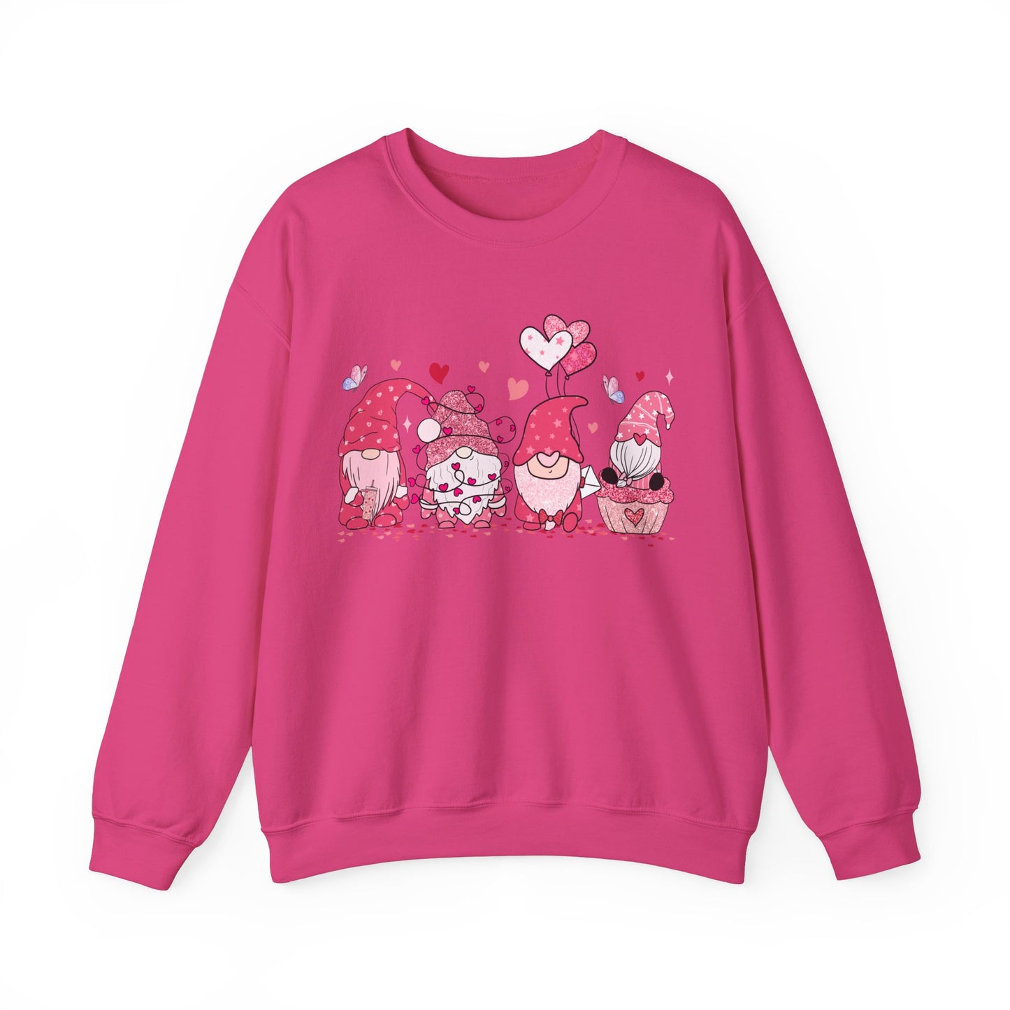 Gnome Valentines Unisex Crewneck Sweatshirt