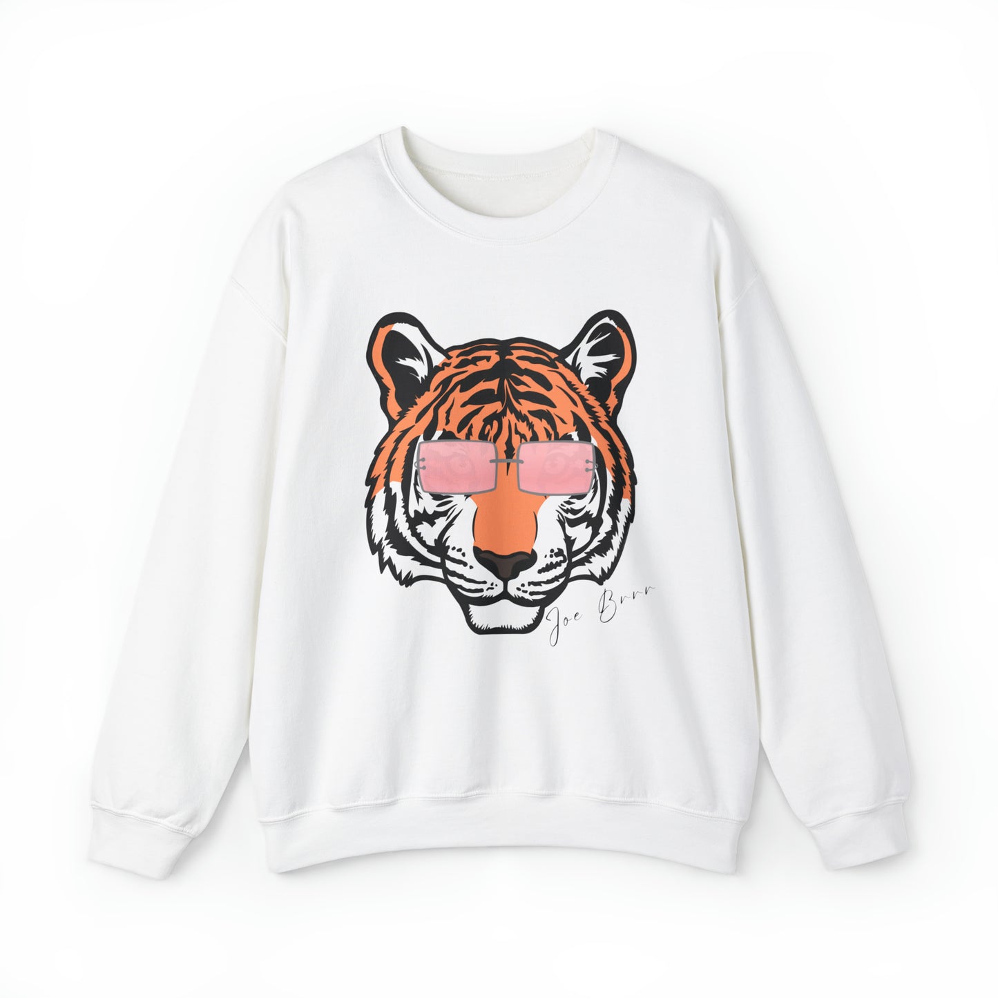 Joe Brrrrr Tiger Glasses Unisex Sweatshirt