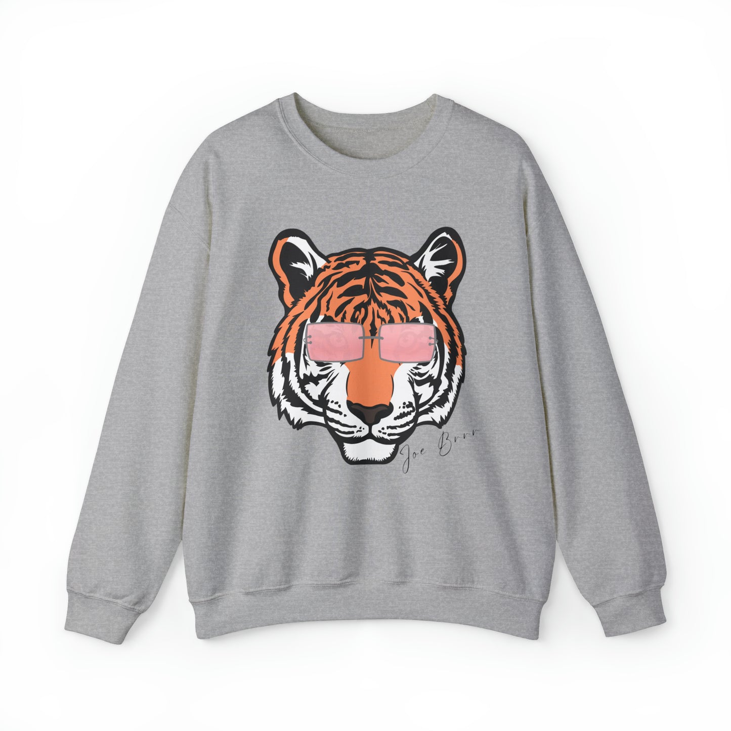 Joe Brrrrr Tiger Glasses Unisex Sweatshirt