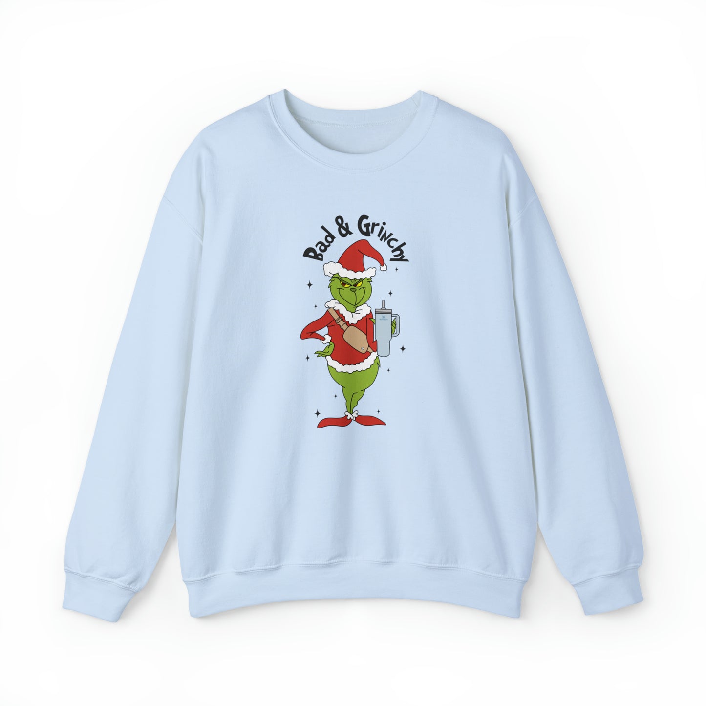 Bad & Grinchy Christmas Unisex Sweatshirt