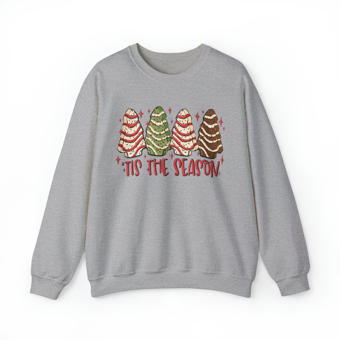 Tis The Season Little Debbie Christmas Tree Cakes Unisex Sweatshirt