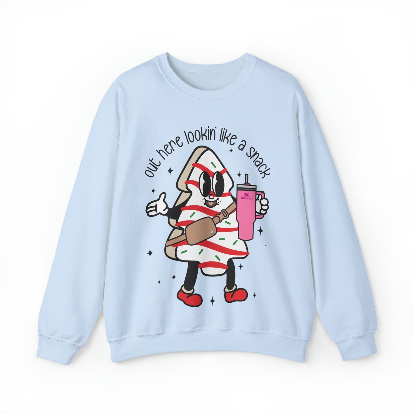 Snack-tastic Christmas Tree Cake Holiday Unisex Sweatshirt