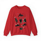 Purr-fectly Festive Black Cat Christmas Unisex Sweatshirt