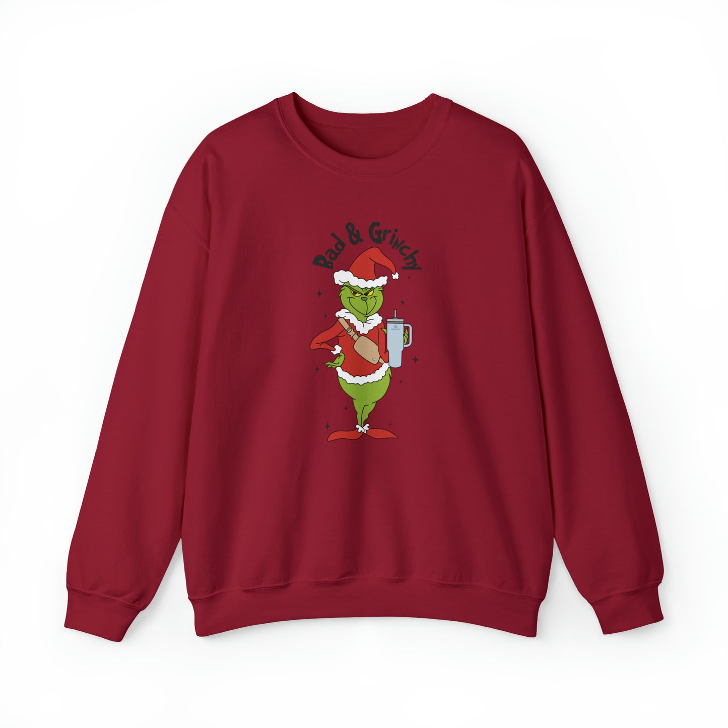 Bad & Grinchy Christmas Unisex Sweatshirt