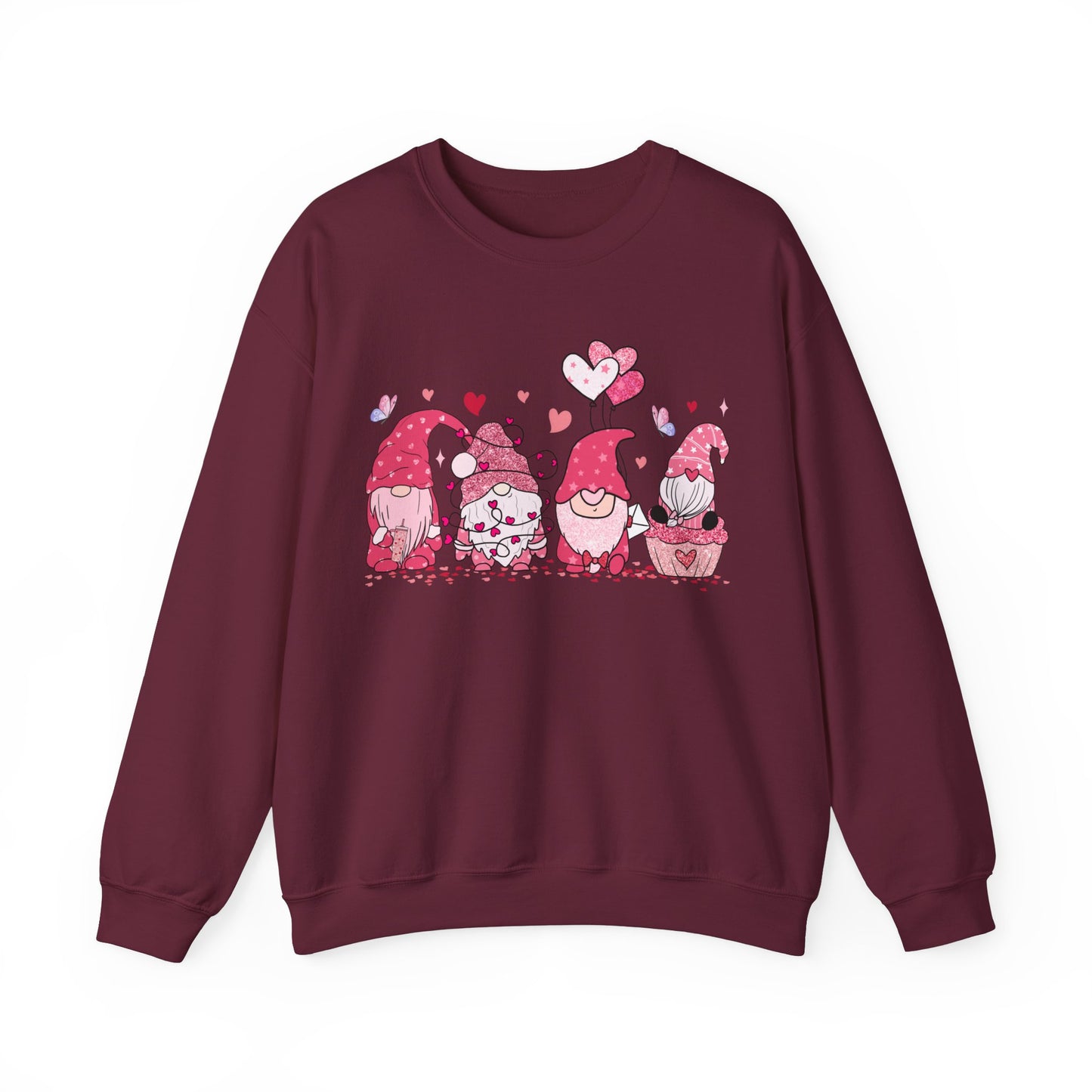 Gnome Valentines Unisex Crewneck Sweatshirt