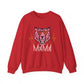 Mama Tiger Valentines Unisex Crewneck Sweatshirt