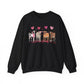 Cow Lover Valentines Unisex Crewneck Sweatshirt