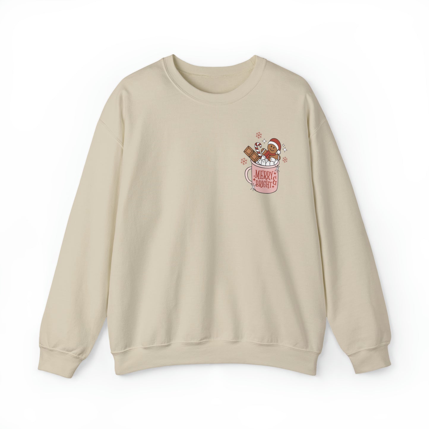 Gingerbread Delight Hot Chocolate Christmas Unisex Sweatshirt