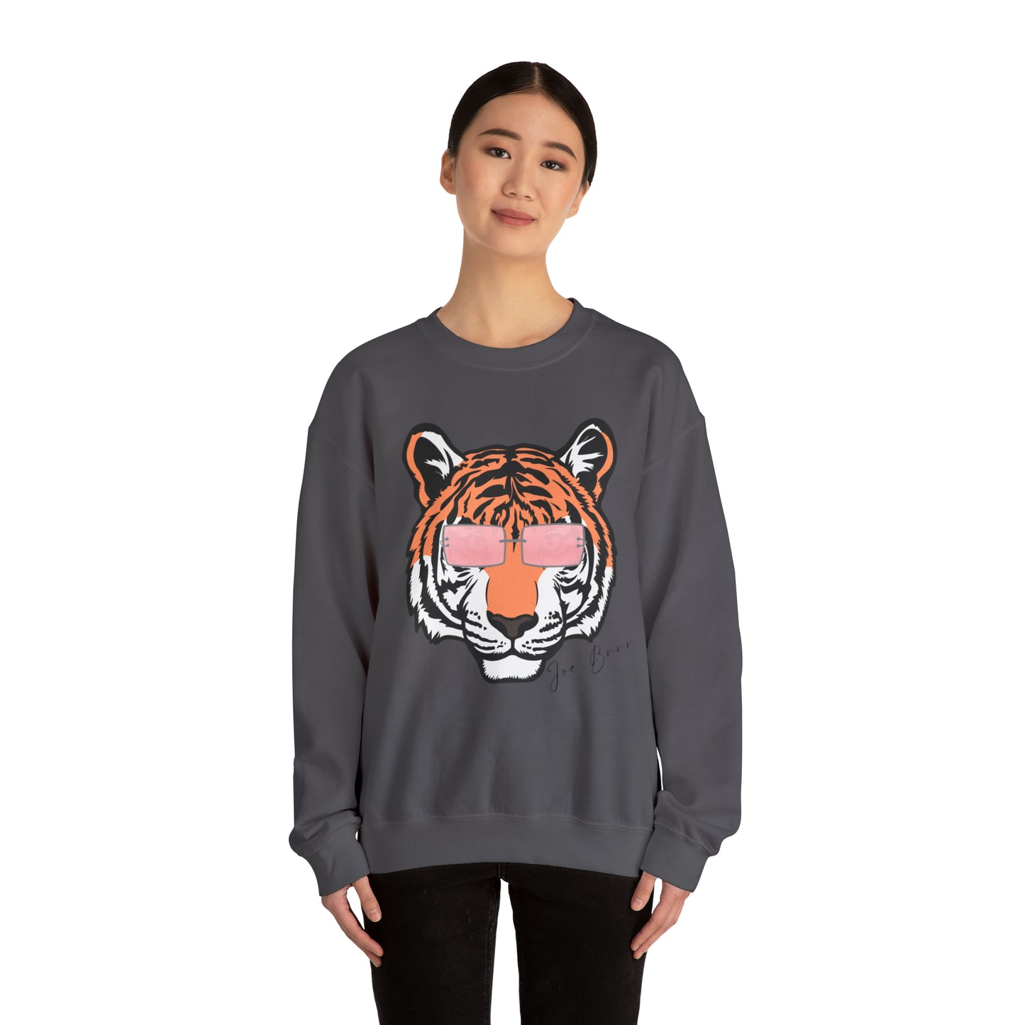 Joe Brrrrr Tiger Glasses Unisex Sweatshirt