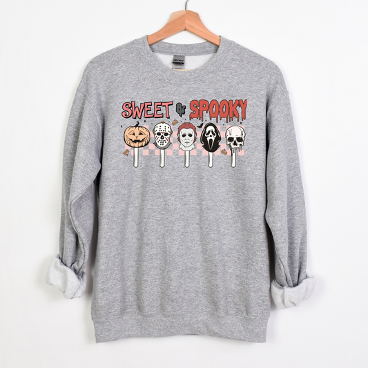 Sweet & Spooky Horror Movie Suckers Halloween Unisex Sweatshirt