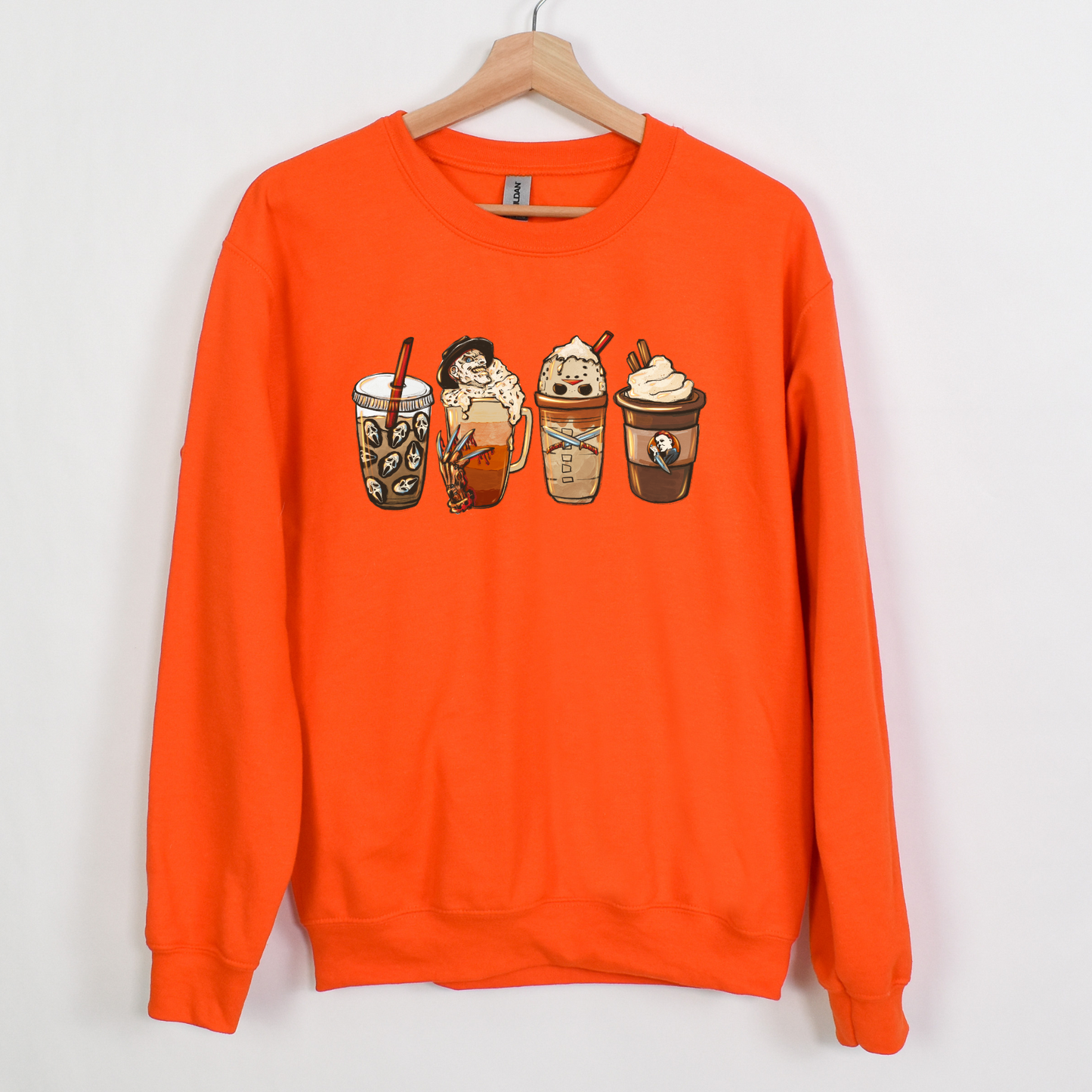 Horror Coffee Latte Unisex Sweatshirt