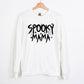 Spooky Mama Spider Web Cute Halloween Unisex Sweatshirt