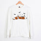 Ghost Cats with Pumpkins Halloween Unisex Sweatshirt