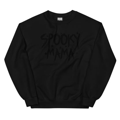 Spooky Mama Spider Web Cute Halloween Unisex Sweatshirt