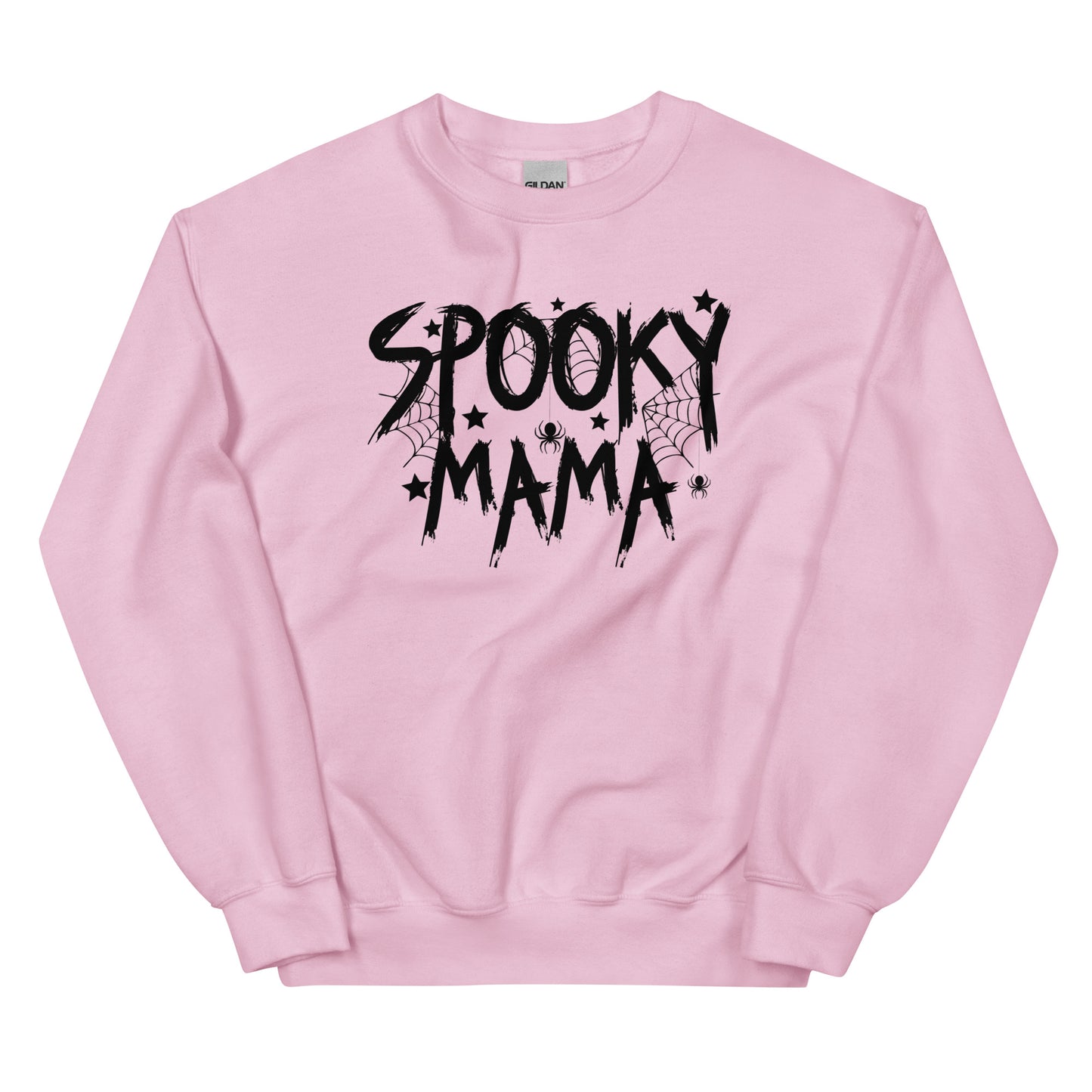 Spooky Mama Spider Web Cute Halloween Unisex Sweatshirt