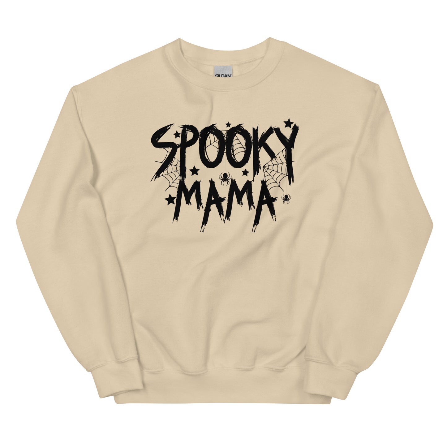 Spooky Mama Spider Web Cute Halloween Unisex Sweatshirt