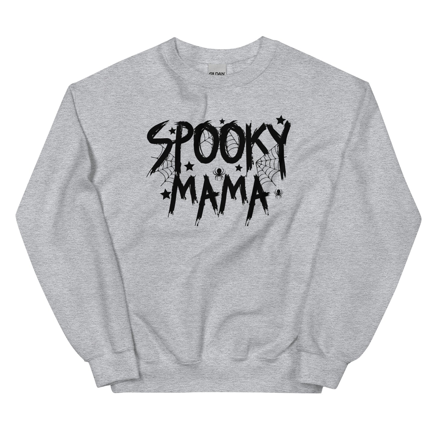 Spooky Mama Spider Web Cute Halloween Unisex Sweatshirt