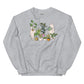 Ghostly Green Thumbs: Ghost Plant Lovers Watering House Plants Unisex Sweatshirt