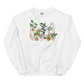 Ghostly Green Thumbs: Ghost Plant Lovers Watering House Plants Unisex Sweatshirt