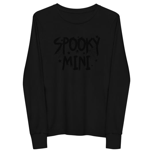 Spooky Mini Spider Web Matching Youth long sleeve tee