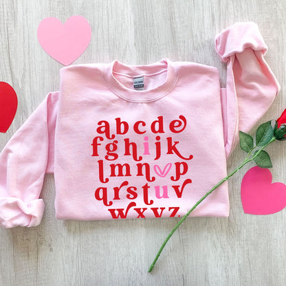 ABC I <3 U Unisex Sweatshirt