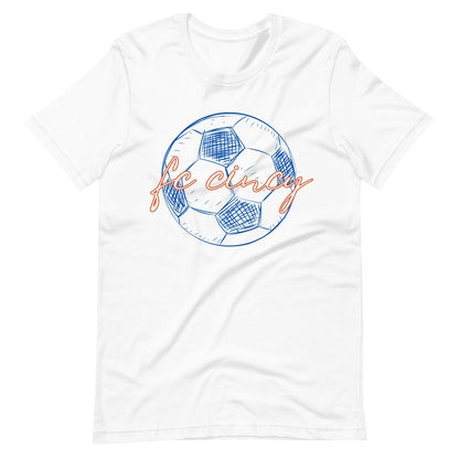 FC Cincy Soccer Ball Unisex T-Shirt