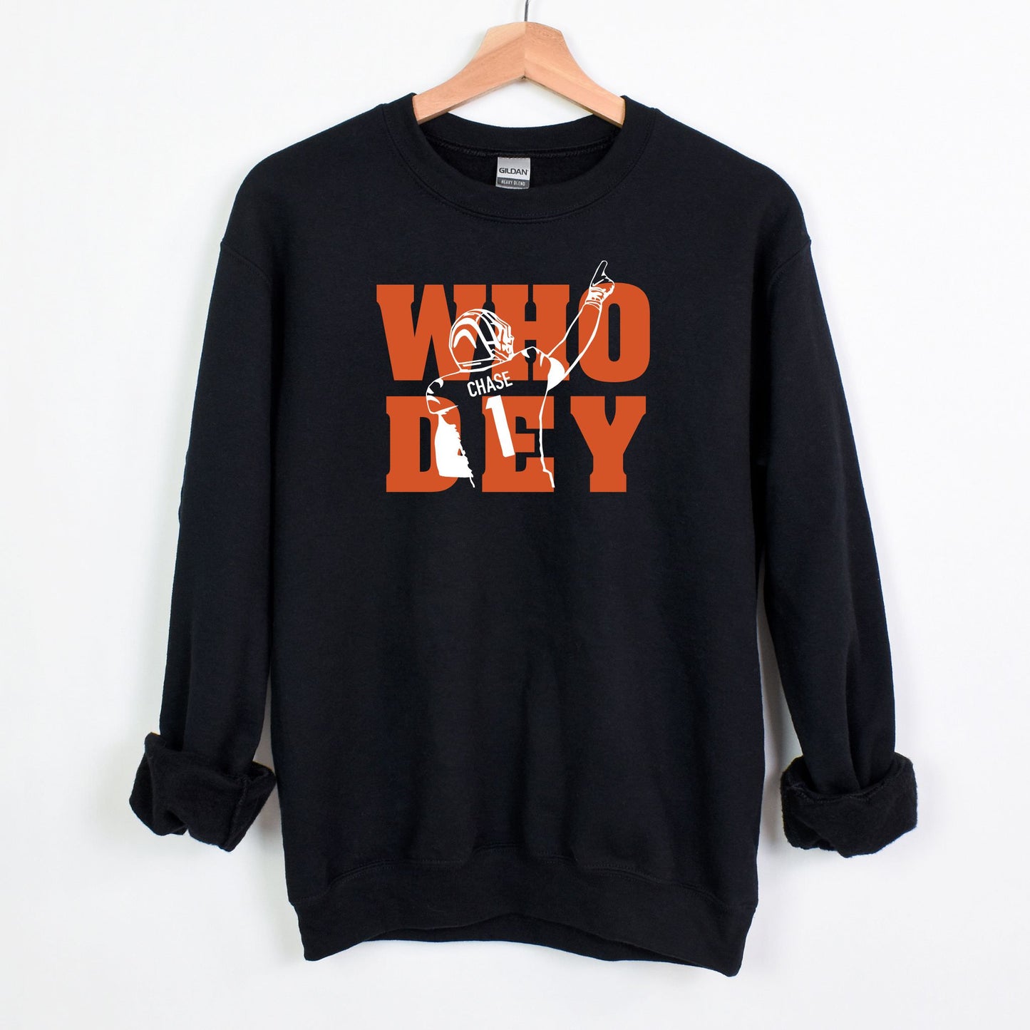 Who Dey Chase Unisex Sweatshirt