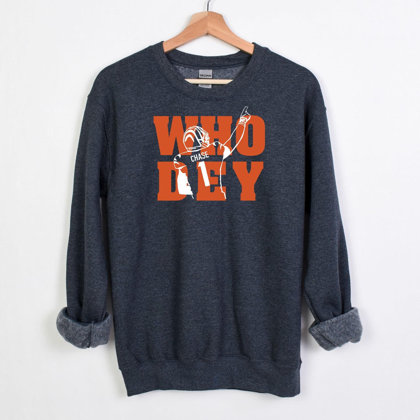 Who Dey Chase Unisex Sweatshirt