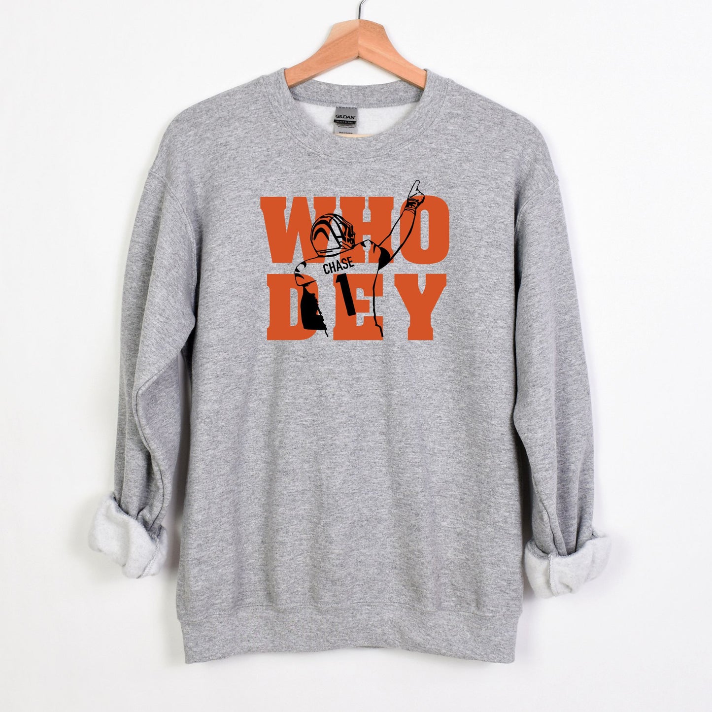 Who Dey Chase Unisex Sweatshirt