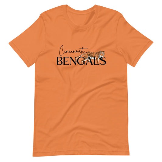 Walking Cincinnati Bengals Tiger Unisex T-Shirt