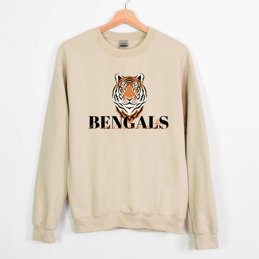 Cincinnati Bengals Head Unisex Sweatshirt