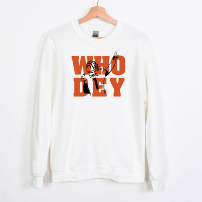 Who Dey Chase Unisex Sweatshirt