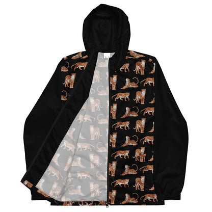 Black Bengal Tiger Men’s Windbreaker