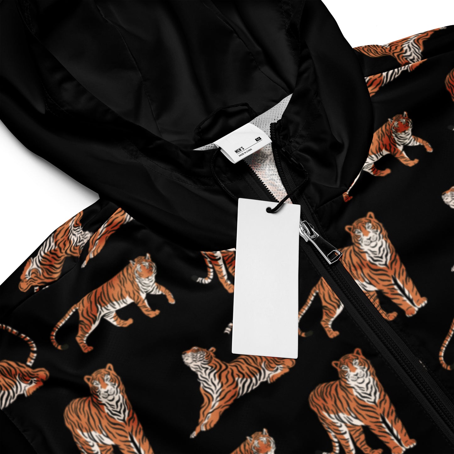 Black Bengal Tiger Men’s Windbreaker