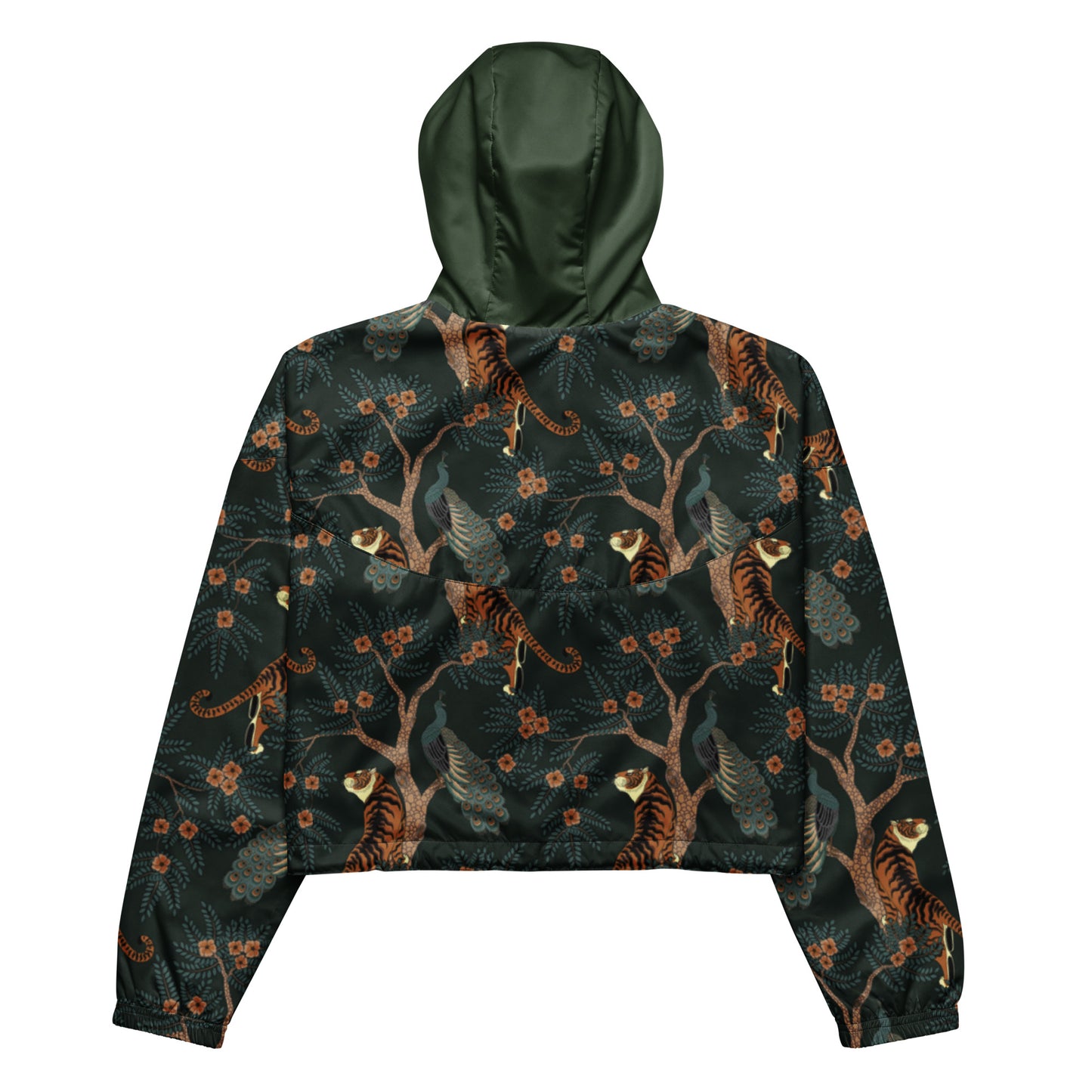 Jungle Bengal Women’s Cropped Windbreaker